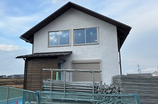 外壁工事完了・外部足場撤去